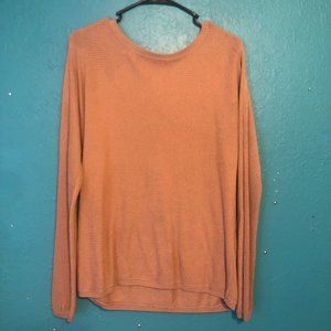 Orange/Cream Sweater